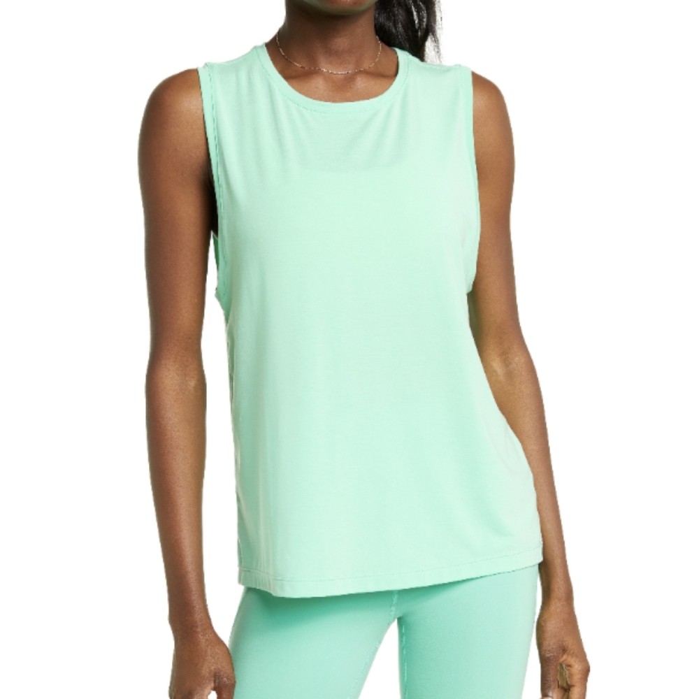 Zella Work for it Easy Tank - green